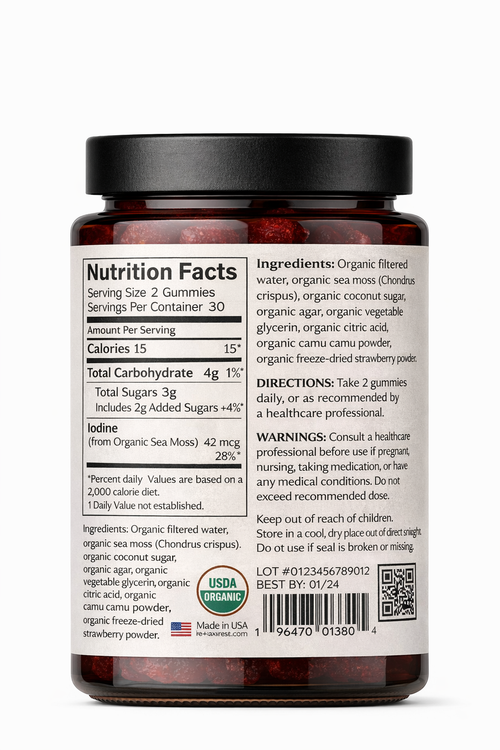 Strawberry Sea Moss Gummies